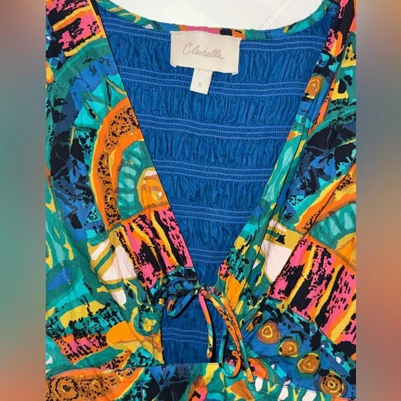 NWOT CLEOBELLA ayanna ankle dress in paradiso Small - Picture 4 of 10